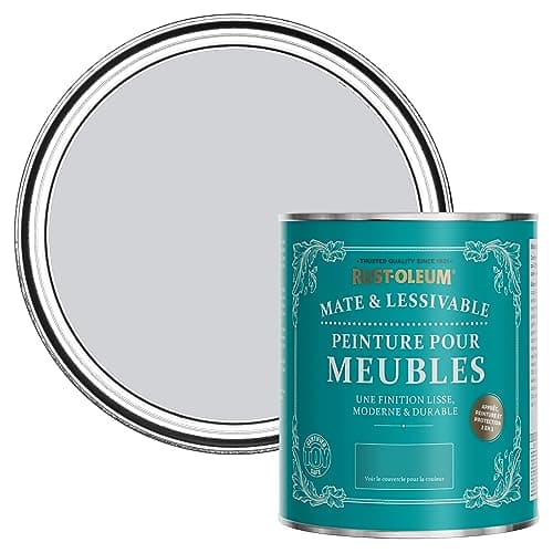 Image of Rust-Oleum Light Blue Furniture & Skirting Board Paint in Matt Finish - Icecap 750ml