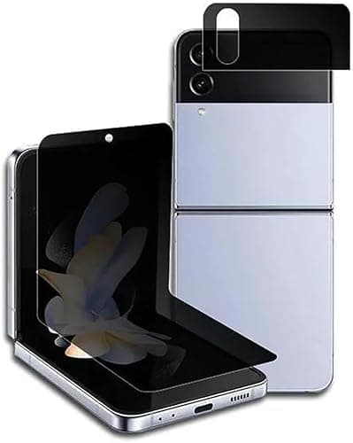 Image of LXEEOLX [2 Pack Privacy Screen Protector for Samsung Galaxy Z Flip3, Full Coverage Anti-Spy Soft Hydrogel Film [Shatter-Resistant][Anti-Scratch][Case Friendly][No Tempered Glass Film]