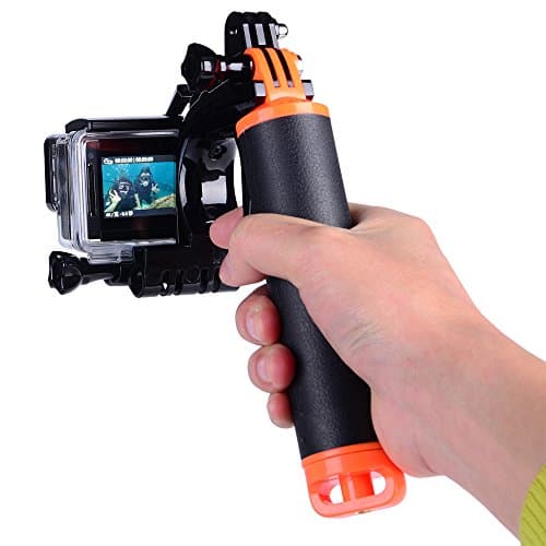 Image of Suptig Trigger Waterproof Pistol Shutter Trigger Kit Floating Hand Grip for GoPro Hero 8 Hero 7 Hero 6 Black Gopro Hero 5 Hero 4 Hero 3+ Hero 3 Hero+LCD Yi Action Yi 4k Yi 4K+ Action Cameras