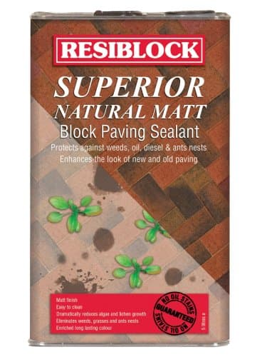 Image of Resiblock Superior Natural Matt Block Paving Sealant 5Lt
