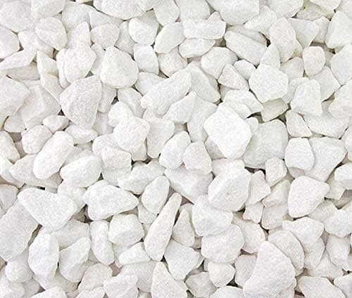 Image of Polar White Decorative Aggregates Slate Chippings Garden Gravel 20mm 20 Kg