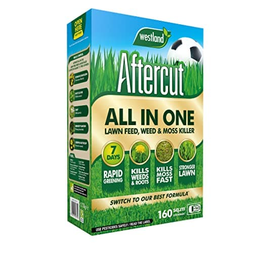 Image of Aftercut All in One Lawn Feed, Weed and Mosskiller 160m2 Box