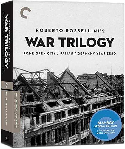 Image of Roberto Rossellini's War Trilogy (Rome Open City, Paisan, Germany Year Zero) (The Criterion Collection) [Blu-ray]