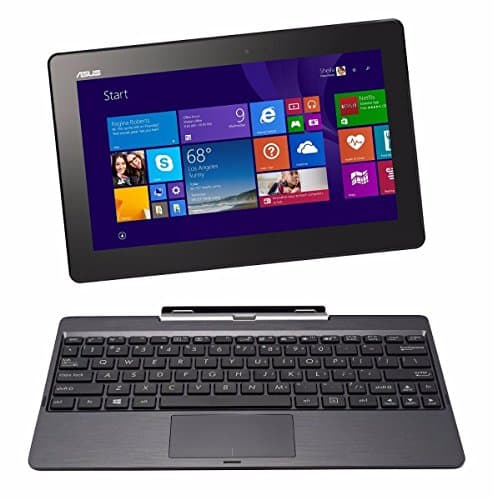 Image of ASUS Transformer Book T100TAF-B1-MS - 10.1" Touchscreen 2-in-1 Laptop/Tablet Combo - Windows 8.1 / Intel Atom / 2GB RAM / 32GB eMMC / Intel HD Graphics / WiFi (US Version imported by uShopMall U.S.A.)