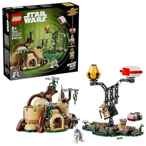 Image of LEGO Star Wars 75422 SMART Play: Yoda's Hut and Jedi Training - Compatible Interactive Toy Set incl. 2 SMART Tags and 2 Minifigures - Gift Idea for 8+ Year Old Boys, Girls & Adult Fans