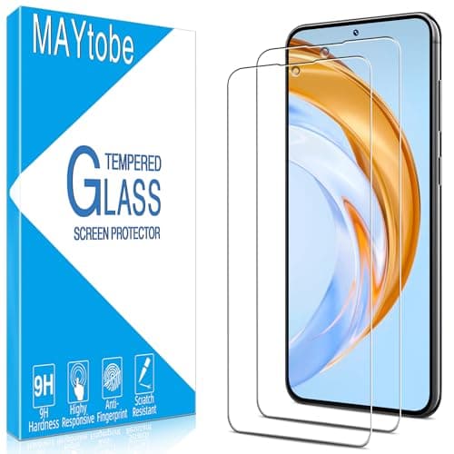 Image of MAYtobe [2-Pack Screen Protector For Samsung Galaxy S23 FE Tempered Glass, 9H Hardness, Case Friendly, Bubble Free, Anti Scratch, Easy To Install