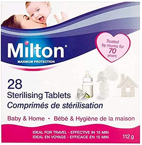 Image of 2 x Milton Sterilising Tablets - 28 Pack