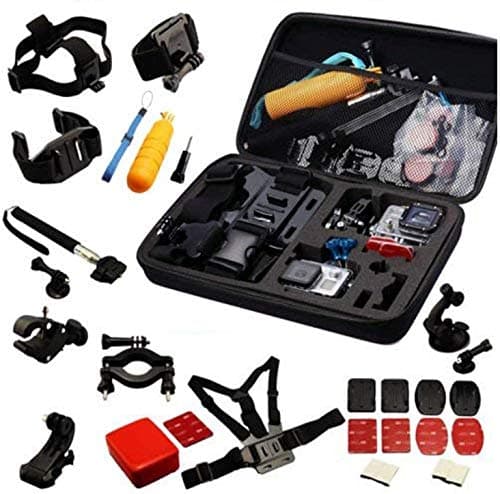 Image of Navitech 30-in-1 Action Camera Accessories Combo Kit with EVA Case - Compatible With The Kaiser Baas X300 2.5K Action Camera