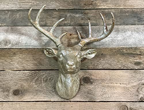 Image of Best Value Here Wall Sculpture Reindeers head (M :26x24cm)