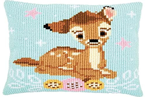 Image of Vervaco Cross Stitch Cushion Kit: Disney: Bambi