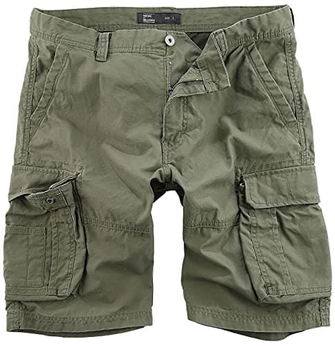 Image of Vintage Industries Rowing Short Men Shorts Olive XXL, 100% Cotton,