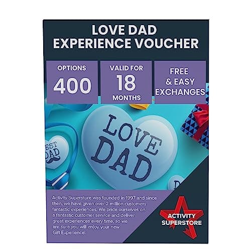 Image of Activity Superstore Love Dad Experience Day Voucher, Choose from 400 Options, Driving experiences, Adventure days, Family Activities, Vineyard tours