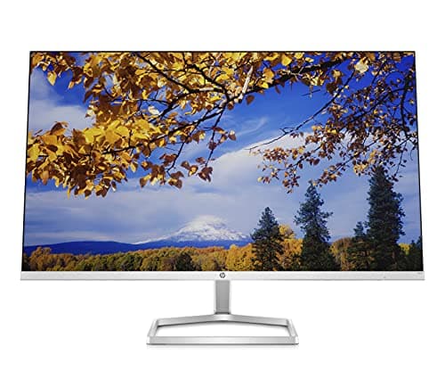 Image of HP 27 Inch FHD Monitor | Full HD IPS LCD | Ultraslim | 75hz Refresh Rate | 300 Nits Brightness | 1000:1 Contrast Ratio | AMD FreeSync | Adjustable Tilt | 2x HDMI 1.4, 1x VGA | Silver | M27f