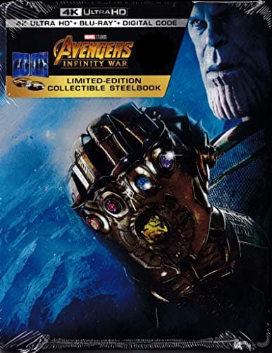 Image of Avengers: Infinity War [SteelBook] [Digital Copy] [4K Ultra HD Blu-ray/Blu-ray]