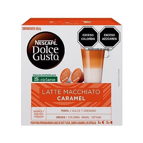 Image of Nescafe Dolce Gusto Caramel Latte Macchiato x 3 packs (48 pods, 24 servings)