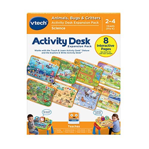 Image of VTech Touch and Learn Activity Desk Deluxe Expansion Pack - Animals, Bugs and Critters