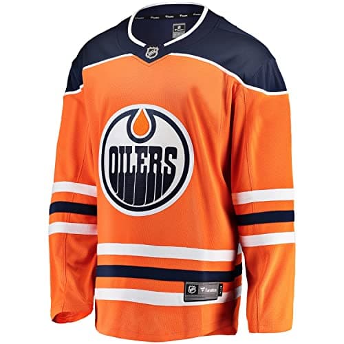 Image of Fanatics Edmonton Oilers Home Breakaway NHL Mesh Jersey - M