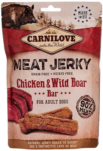 Image of Carnilove 100g Jerky Chicken With Wild Boar Bar Dog Treat