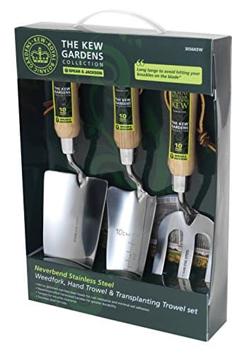 Image of Spear & Jackson 3056KEW Kew Gardens Neverbend Stainless 3 Piece Gift Set
