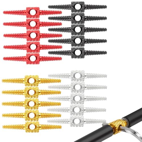 Image of Pirhosigma 4 Colors Bicycle Brake Cable Hydraulic Hose Adapter Shifts Cable Connector Routing Tool for Mountain and Road Bikes 5 pcs Each Color of Gold Red Black Silver MTB