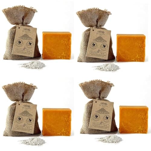 Image of Dr.Ancient Kojic Acid Soap Bar, Organic Soap Bars Handcrafted the Traditional Way, Natural Chemical-Free, Used for Face Wash, Body Wash, and Hand Cleansing, Exfoliating & Daily Skincare (Pack of 4)