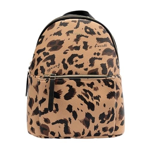 Image of Fiorelli Women's Ally Backpack, Stylish Small Rucksack with Adjustable Straps & Pockets, Faux Leather, Black