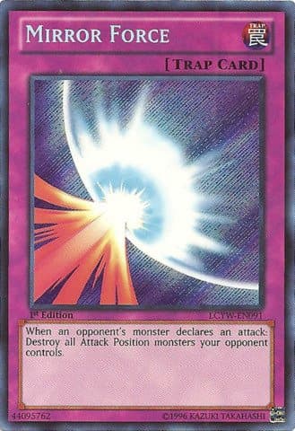 Image of YU-GI-OH! - Mirror Force (LCYW-EN091) - Legendary Collection 3: Yugi's World - Unlimited Edition - Secret Rare