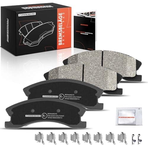 Image of Frankberg Brake Pad Set incl. 4x Pads Front Compatible with Grand Cherokee II WG WJ Replace# 05093260AA,5093183AA