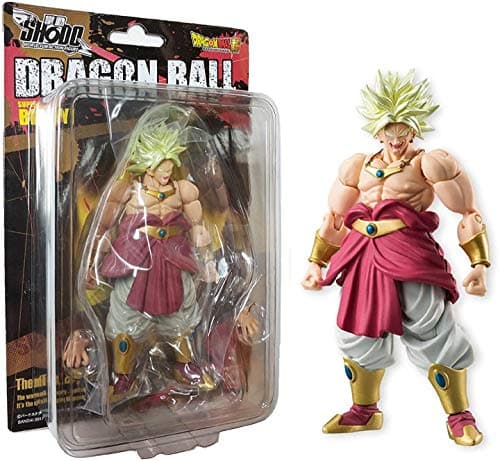Image of BANDAI Dragon Ball Z Shodo Vol 5 Super Saiyan Broly Action Figure, 3-3/4'' Scale, Officially Licensed