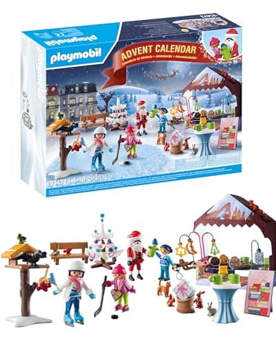 Image of Playmobil 71472 Advent Calendar: A Trip to the Christmas Market