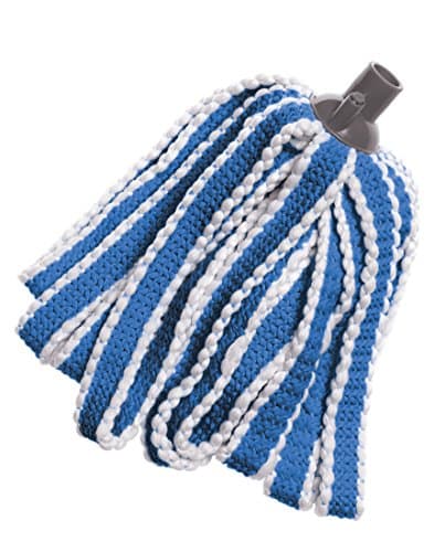 Image of Addis MEGA 100% Microfibre Mop Replacement Refill head, Blue & White