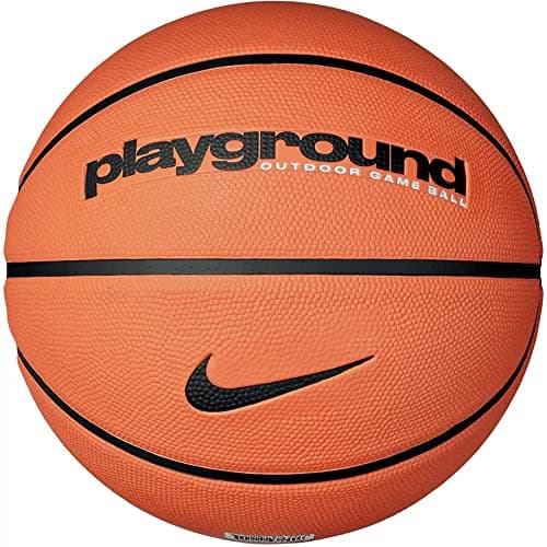 Image of NIKE Unisex ( ) NIKE BASKETBALL EVERYDAY PLAYGROUND TAN SIZE 7 FULL , 814 Amber/Black/Black, UK