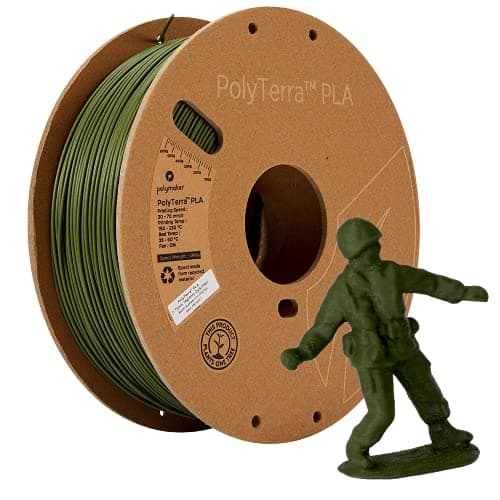 Image of Polymaker PolyTerra PLA Army Dark Green - 1.75mm - 1kg