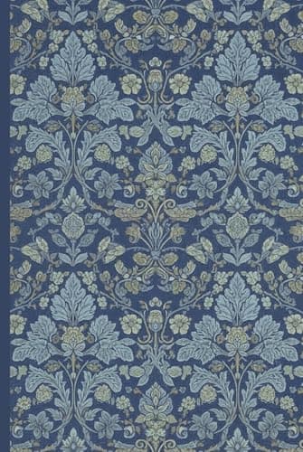 Image of Blue Botanical Notebook: 100 Lined Pages, 6x9 inch, Aesthetic Victorian Floral Art Journal for Writing and Gifts (Botanical Notebook Collection)