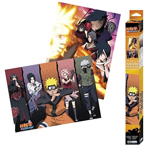 Image of ABYstyle - Naruto Shippuden - Set 2 Chibi Posters - Groups 52x38
