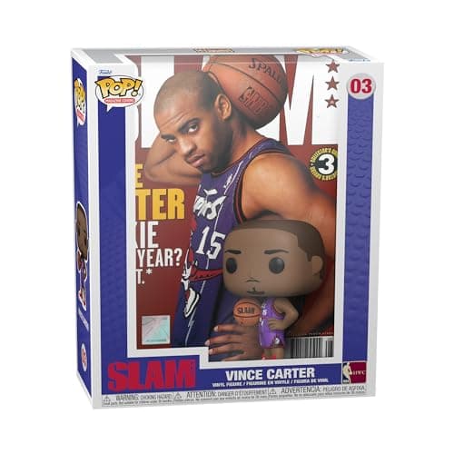 Image of Funko Pop! NBA Cover: SLAM - Dwayne Wade - Vince Carter - Collectable Vinyl Figure - Gift Idea - Official Merchandise - Toys for Kids & Adults - Sports Fans - Model Figure for Collectors and Display