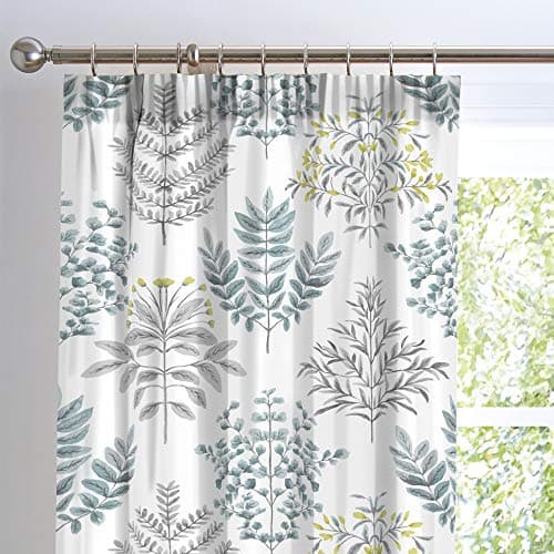 Image of Dreams & Drapes - Emily - Pair of Pencil Pleat Curtains - 66" Width x 72" Drop (168 x 183cm) in Duck Egg