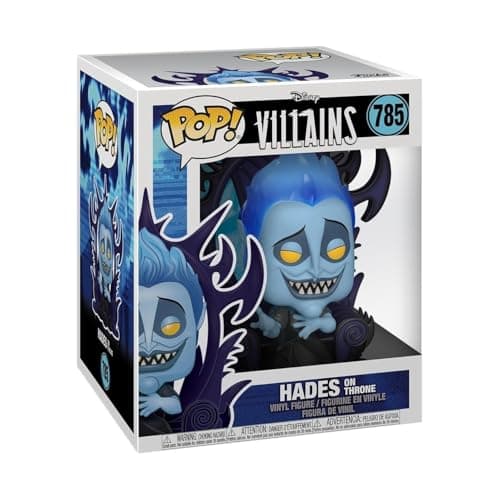 Image of Funko POP! Deluxe: Villains - Hades on Throne - Disney Villains - Collectable Vinyl Figure - Gift Idea - Official Merchandise - Toys for Kids & Adults - Movies Fans - Model Figure for Collectors