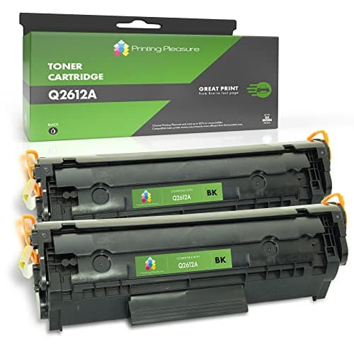 Image of Q2612A Toner Cartridge Compatible with HP Laserjet 1010 1012 1015 1018 1020 1020 1022 1022N 1022nw 3015 3010 3020 3030 3050 3052 3055 M1005 MFP M1319 MFP Printers(Black,2-Pack)