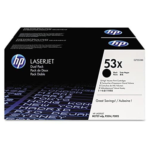 Image of HP Q7553XD 53X High Yield Original LaserJet Toner Cartridges, Black, Multipack
