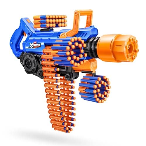 Image of XSHOT Insanity Smoking Barrel Blaster with 72 Darts with Air Pocket Technology by Zuru, Dart Blaster with Smoke Mechanism, Outdoor Toy for Boys and Girls, Teenagers and Adults from 8 Years