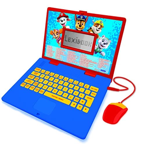 Image of LEXIBOOK, Educational and Bilingual Laptop Polish/English, Toy for Kid, 124 Activities, Learn and Play Games and Music, Red/Blue, JC598PAi17