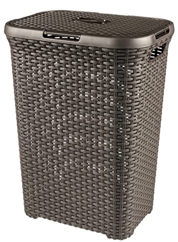 Image of Curver Style 60 Litre Laundry Hamper, Dark Brown