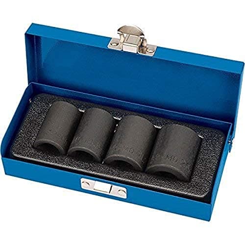 Image of Draper 34032 1/2" Sq. Dr. Locking Wheel Nut Set (4 Piece), Black