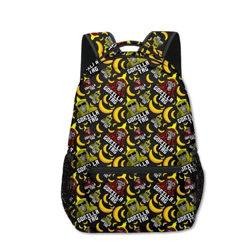 Image of Boys Gorilla Tag Backpack Perfect for Casual Daypacks Kids Gorilla Tag Double-Dided Printing Travel Daypack - 16in (M,1)