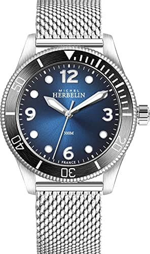 Image of Michel Herbelin NEWPORT TROPHY 12260/AN15B Mens Wristwatch