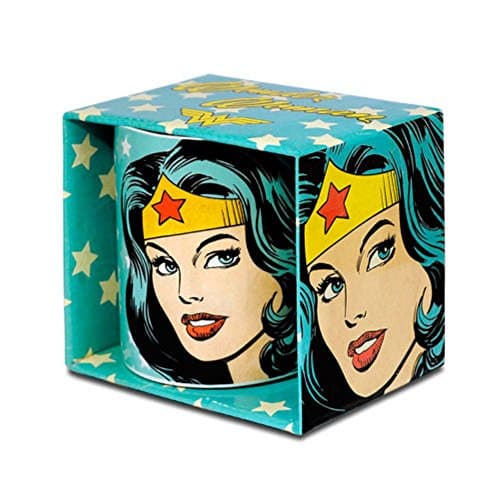 Image of DC Comics – Wonder Woman Face Portrait Ceramic Mug – Stylishly and Securely Packed in a Gift Box.