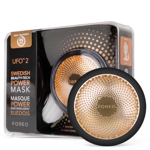 Image of Foreo Ufo 2 Full Facial Led Mask Treatment, Full Led Spectrum & Red Light Therapy, Face Masks Beauty Treatment, Warming, Cooling, Face Massager, Moisturiser, Increased Skin Care Absorption, Black