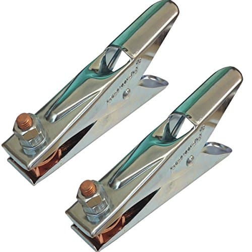 Image of (Pack of 2) Parweld 400A Earth Clamp - Heavy Duty 400AMP Crocodile Welding Earth Clamp