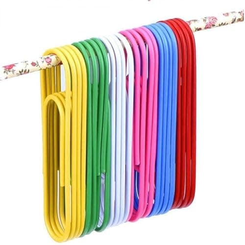 Image of CLKE 100 Pcs Paper Clips, 4 Inch Extra Large Paperclips, Jumbo Colored Paperclips, Paper Clips Large for Office, School, Home Organization(100mm)